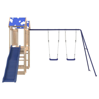 Outdoor Playset Solid Wood Pine