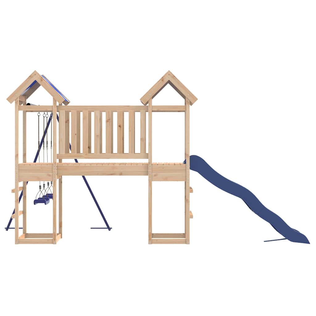 Outdoor Playset Solid Wood Pine