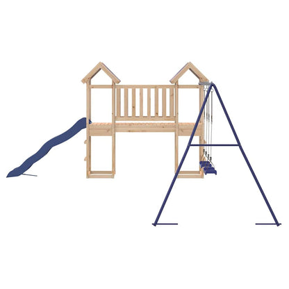 Outdoor Playset Solid Wood Pine