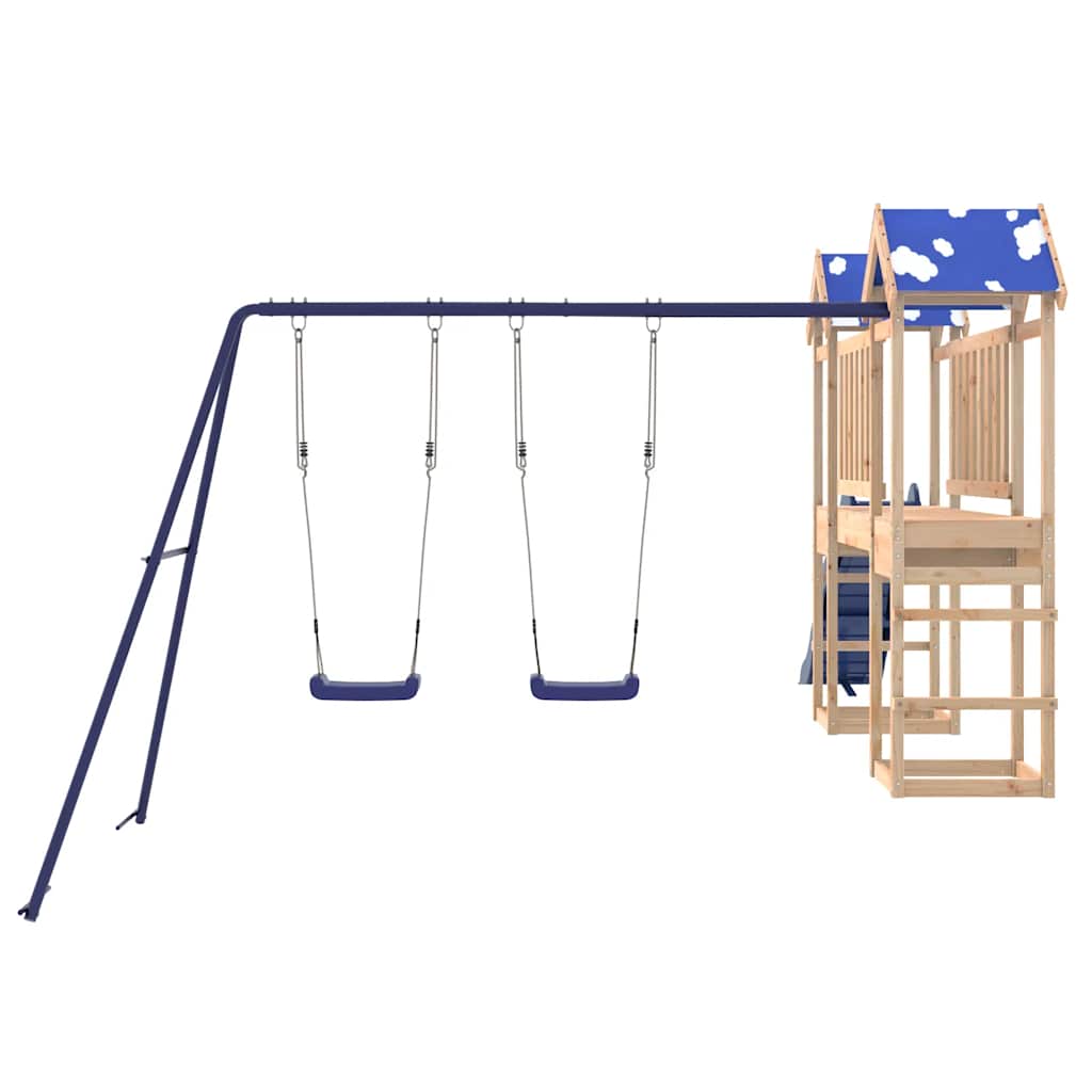 Outdoor Playset Solid Wood Pine