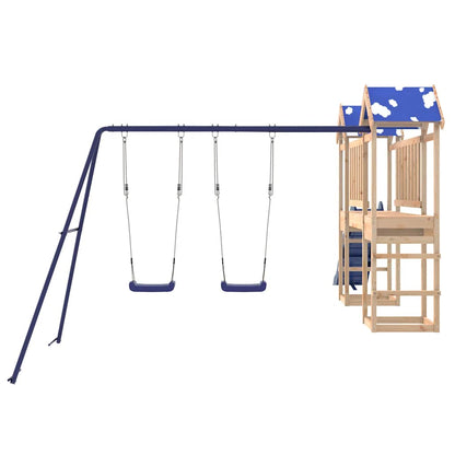 Outdoor Playset Solid Wood Pine