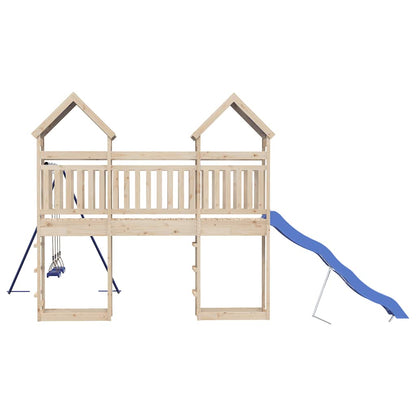 Outdoor Playset Solid Wood Pine