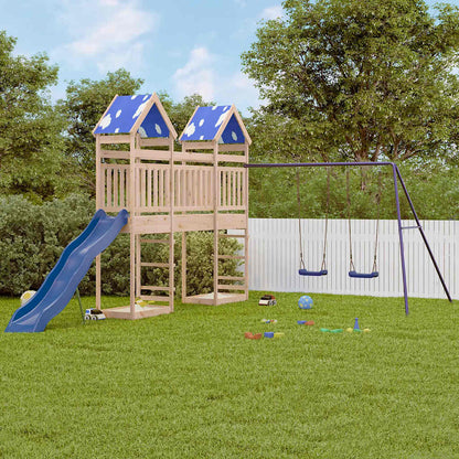 Outdoor Playset Solid Wood Pine