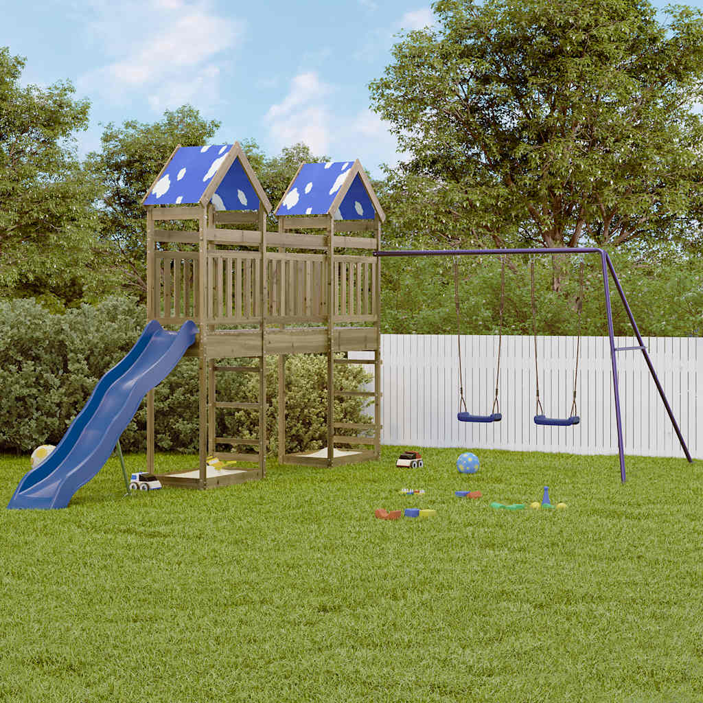 Outdoor Playset Impregnated Wood Pine
