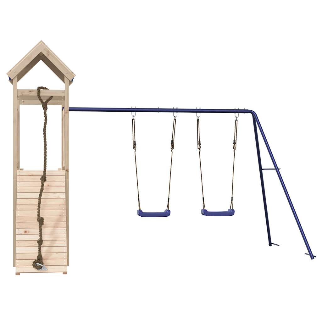 Outdoor Playset Solid Wood Pine