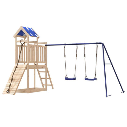 Outdoor Playset Solid Wood Pine
