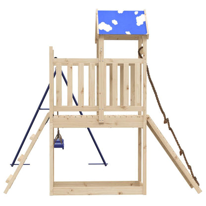 Outdoor Playset Solid Wood Pine