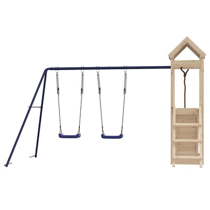 Outdoor Playset Solid Wood Pine