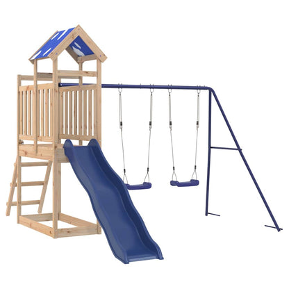 Outdoor Playset Solid Wood Pine