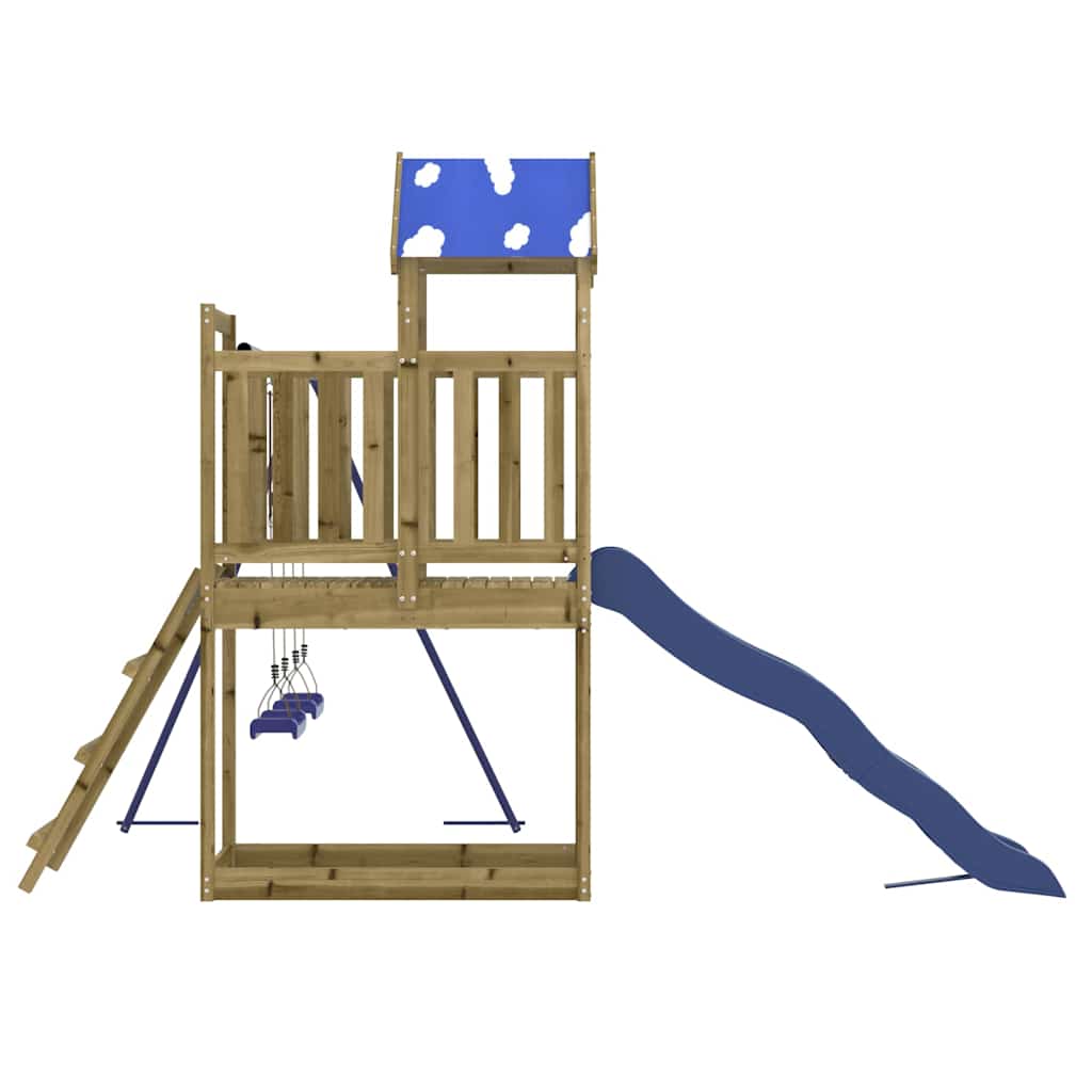 Outdoor Playset Impregnated Wood Pine