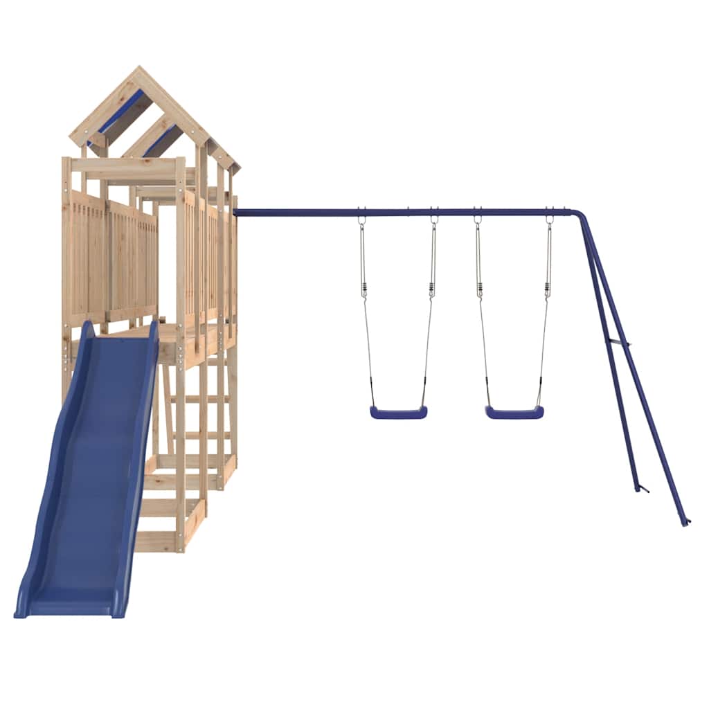 Outdoor Playset Solid Wood Pine