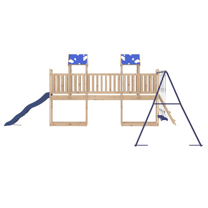 Outdoor Playset Solid Wood Pine