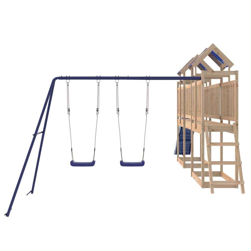Outdoor Playset Solid Wood Pine