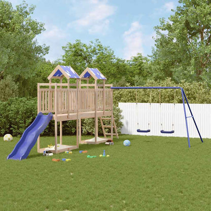 Outdoor Playset Solid Wood Pine