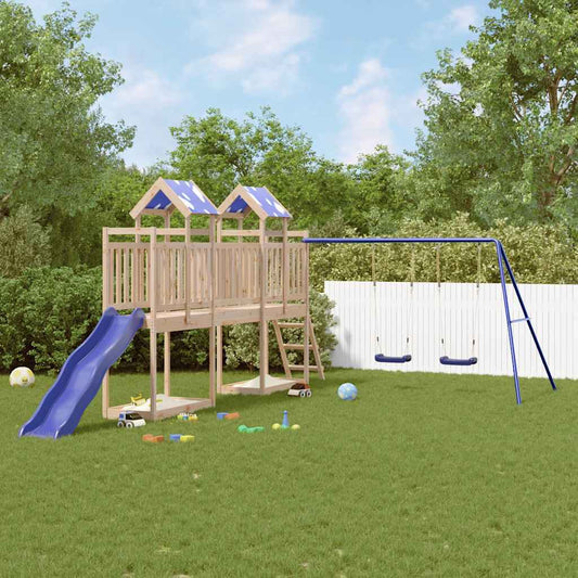 Outdoor Playset Solid Wood Pine