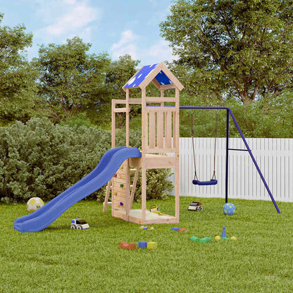 Outdoor Playset Solid Wood Pine