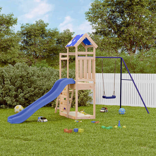 Outdoor Playset Solid Wood Pine