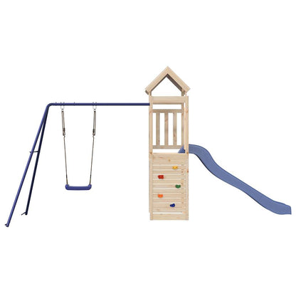 Outdoor Playset Solid Wood Pine