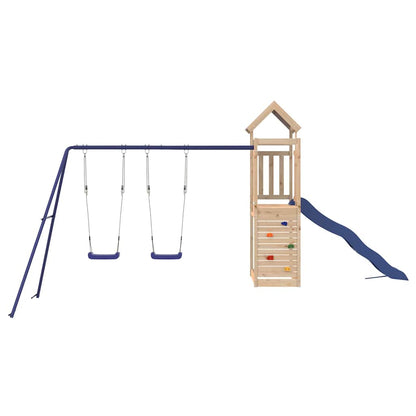 Outdoor Playset Solid Wood Pine