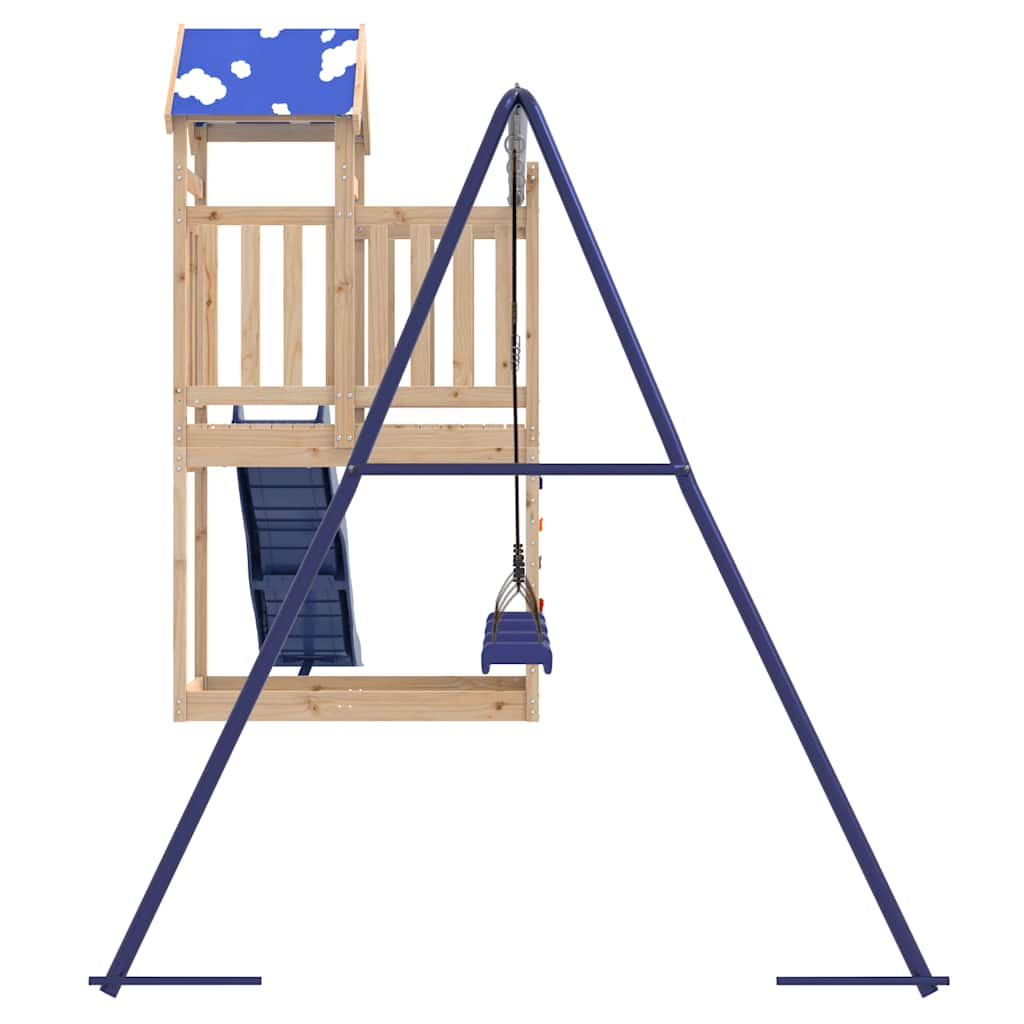 Outdoor Playset Solid Wood Pine