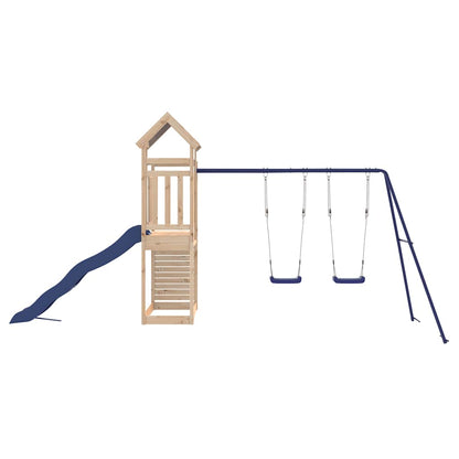 Outdoor Playset Solid Wood Pine