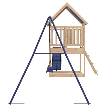 Outdoor Playset Solid Wood Pine