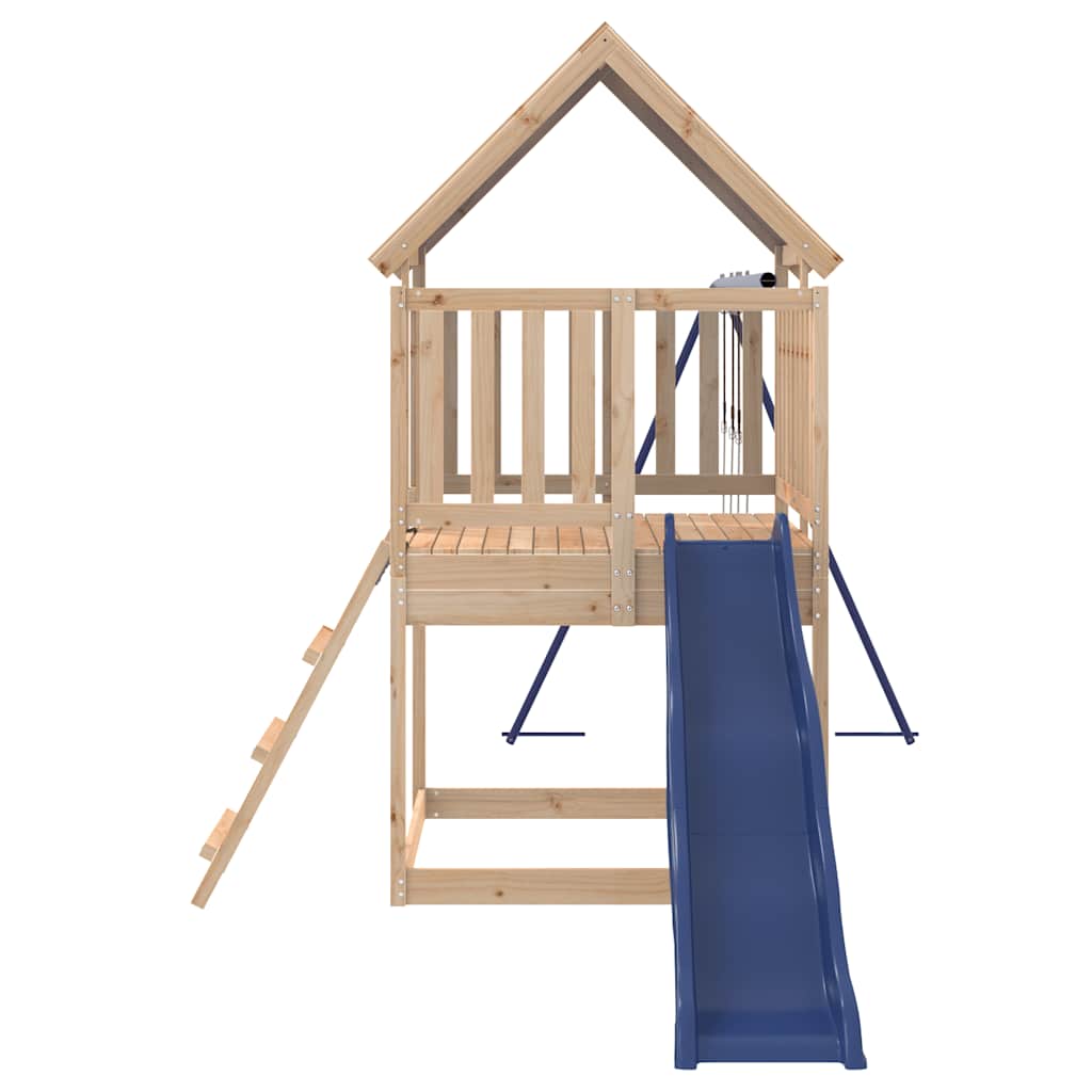 Outdoor Playset Solid Wood Pine