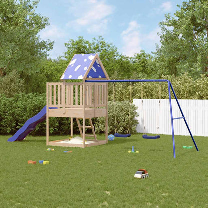 Outdoor Playset Solid Wood Pine