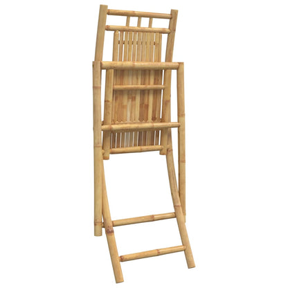 Folding Garden Chairs 4 pcs 46x66x99 cm Bamboo