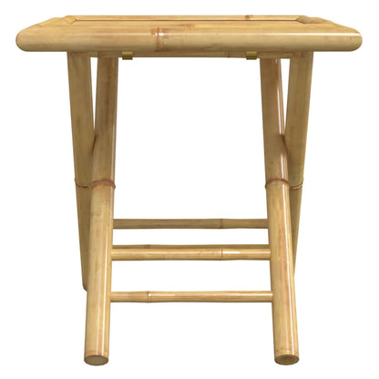 Bistro Set | Natural Bamboo | Bamboo | 3 Piece Set | Foldable