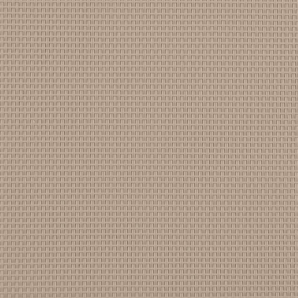 Sun Loungers 2 pcs with Table Taupe Solid Wood Acacia and Textilene