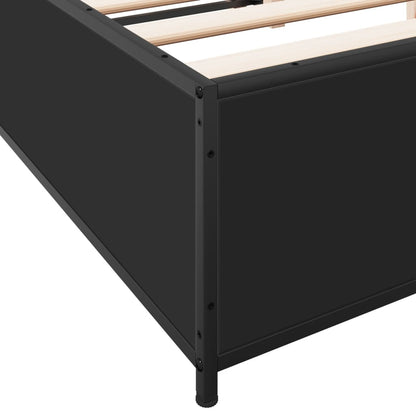 Bed Frame | Black | Engineered wood, steel | Double |  Durable