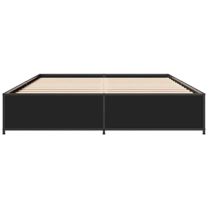 Bed Frame | Black | Engineered wood | Double | Durable | Bed Frame