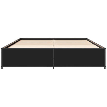 Bed Frame without Mattress Black 120x190 cm Small Double