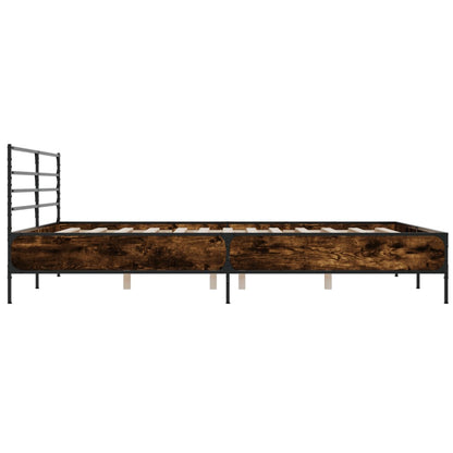 Bed Frame | Smoked Oak | Engineered Wood | Double | Bed Frame