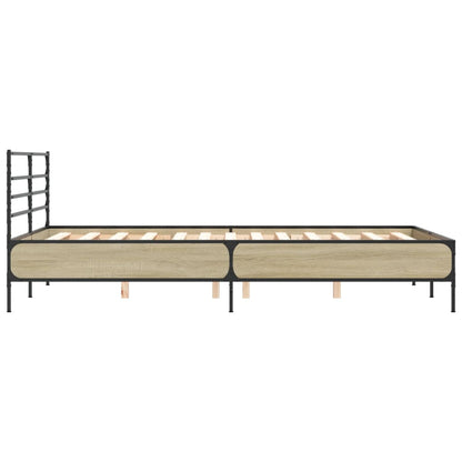 Bed Frame | Sonoma Oak | Engineered wood | Double | Durable | Bed Frame