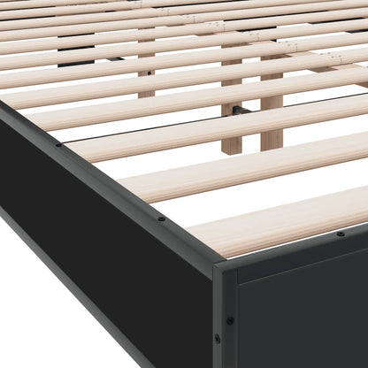 Bed Frame | Black | Engineered wood, metal, plywood | Small Double