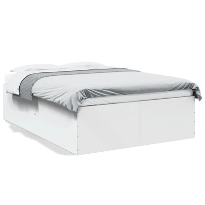 Bed Frame without Mattress White 140x200 cm