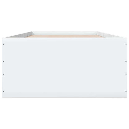 Bed Frame without Mattress White 90x190 cm Single