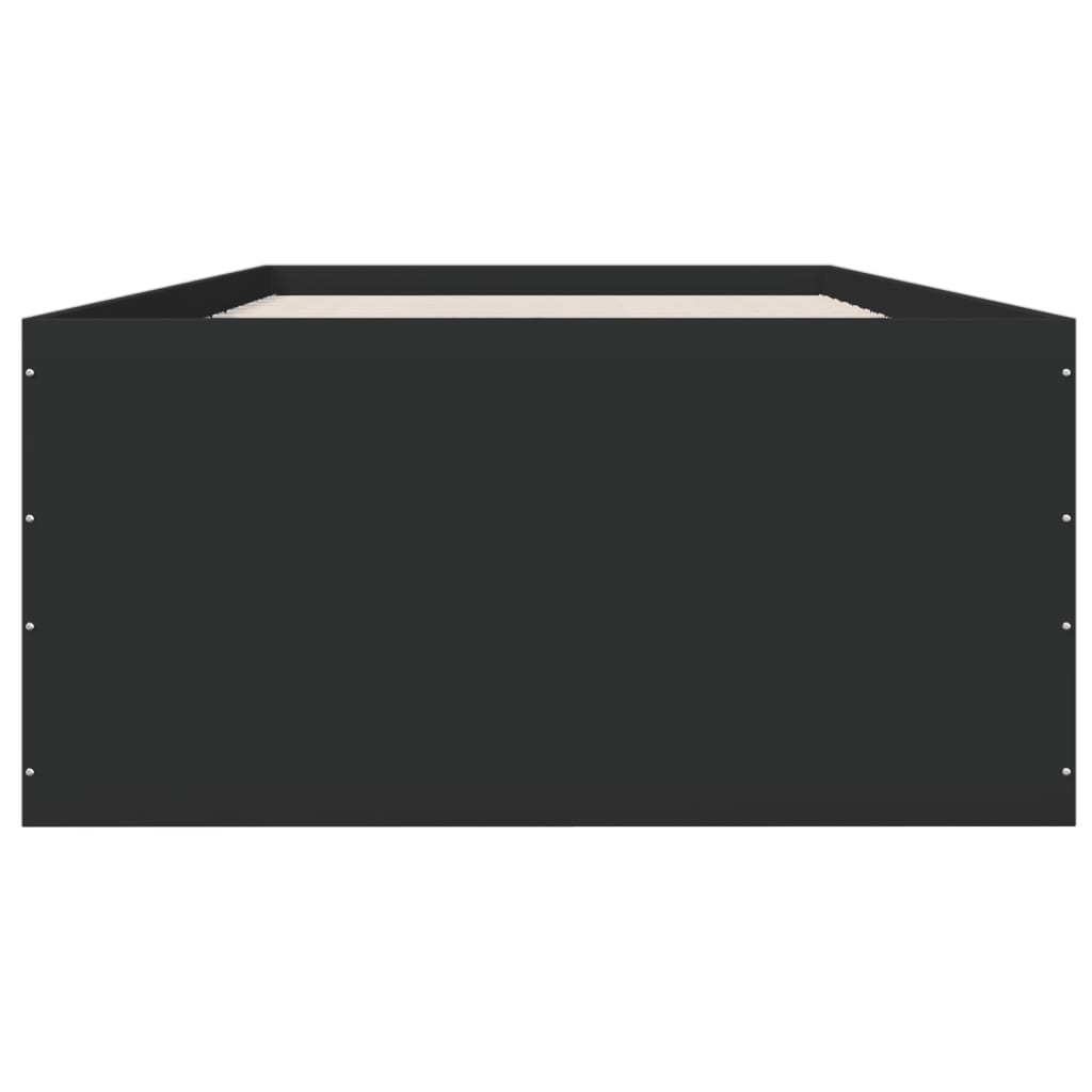 Bed Frame without Mattress Black 90x190 cm Single