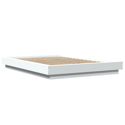 Bed Frame without Mattress White 120x200 cm