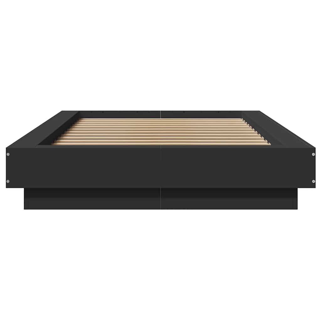 Bed Frame without Mattress Black 90x190 cm Single