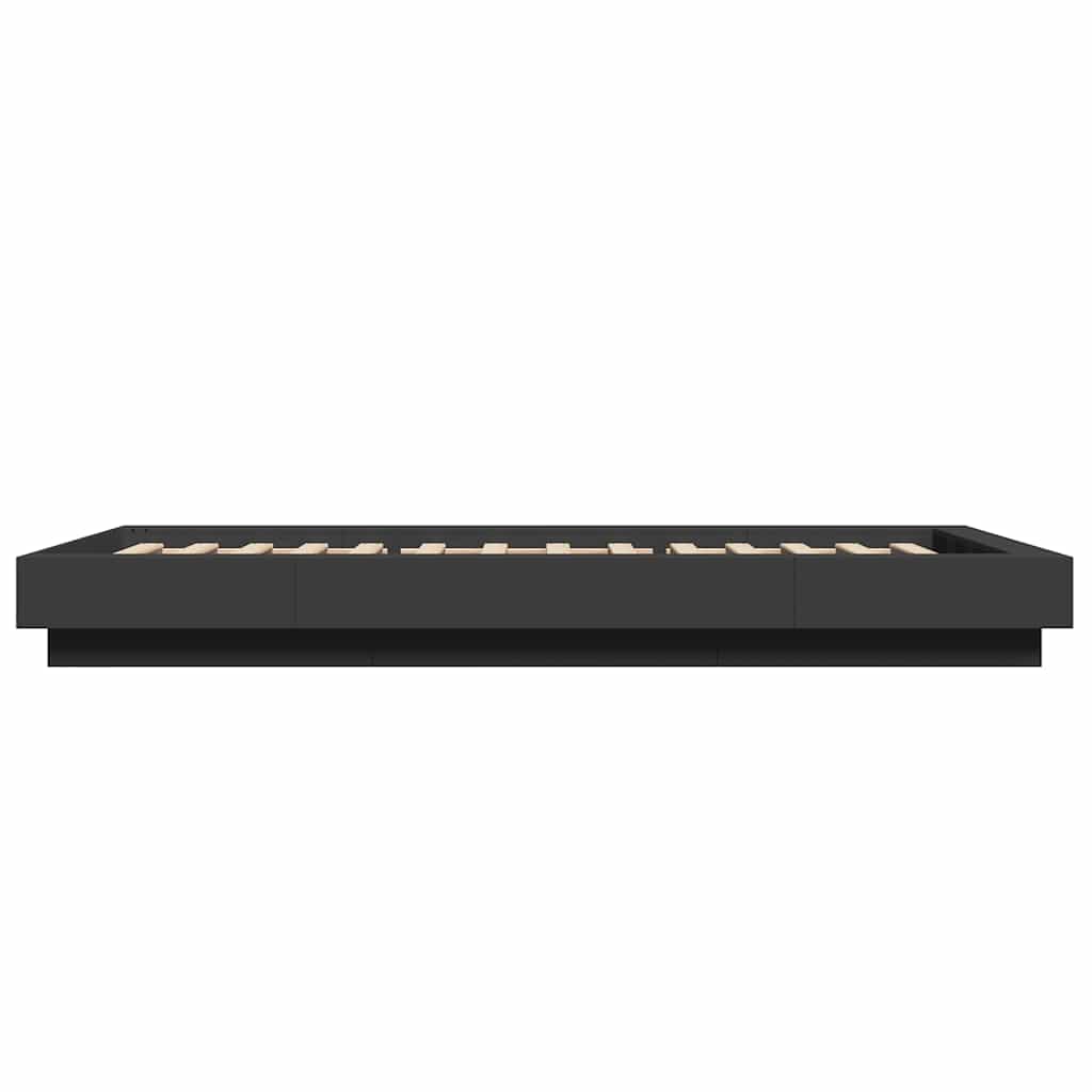 Bed Frame without Mattress Black 90x190 cm Single