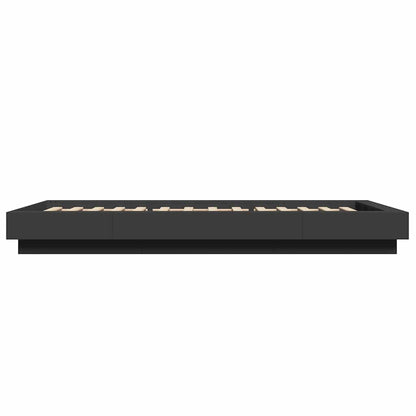 Bed Frame without Mattress Black 90x190 cm Single