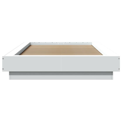 Bed Frame without Mattress White 75x190 cm Small Single