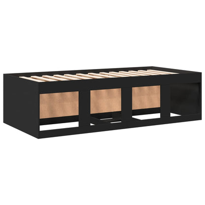 Daybed | Black | Engineered wood | 100x200 cm | Daybed | Rectangular