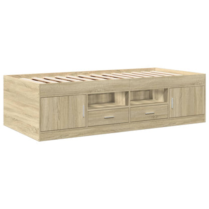 Daybed | Sonoma Oak | Engineered Wood, Plywood | Single | Daybed