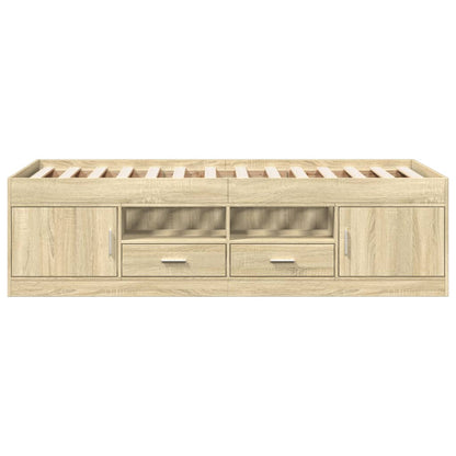 Daybed | Sonoma Oak | Engineered Wood, Plywood | Single | Daybed