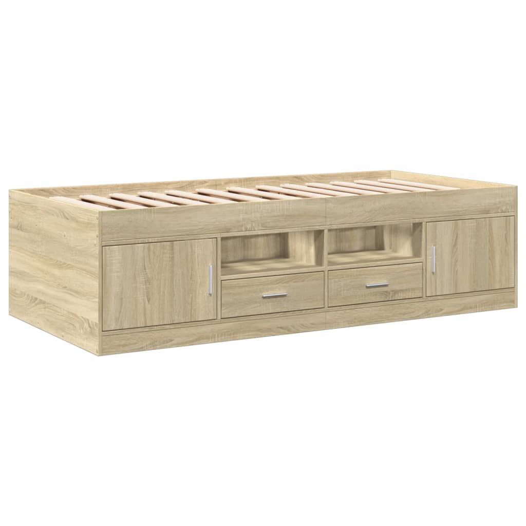 Daybed | Sonoma Oak | Engineered Wood | Single | Daybed | Rectangular