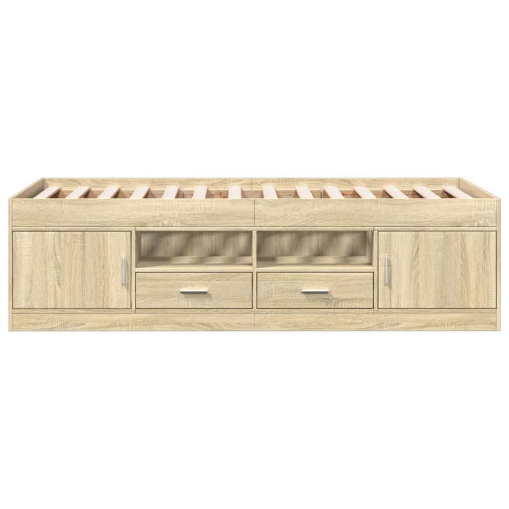 Daybed | Sonoma Oak | Engineered Wood | Single | Daybed | Rectangular